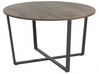 Konferenční stolek tmavé dřevo / černá ORICK_821100