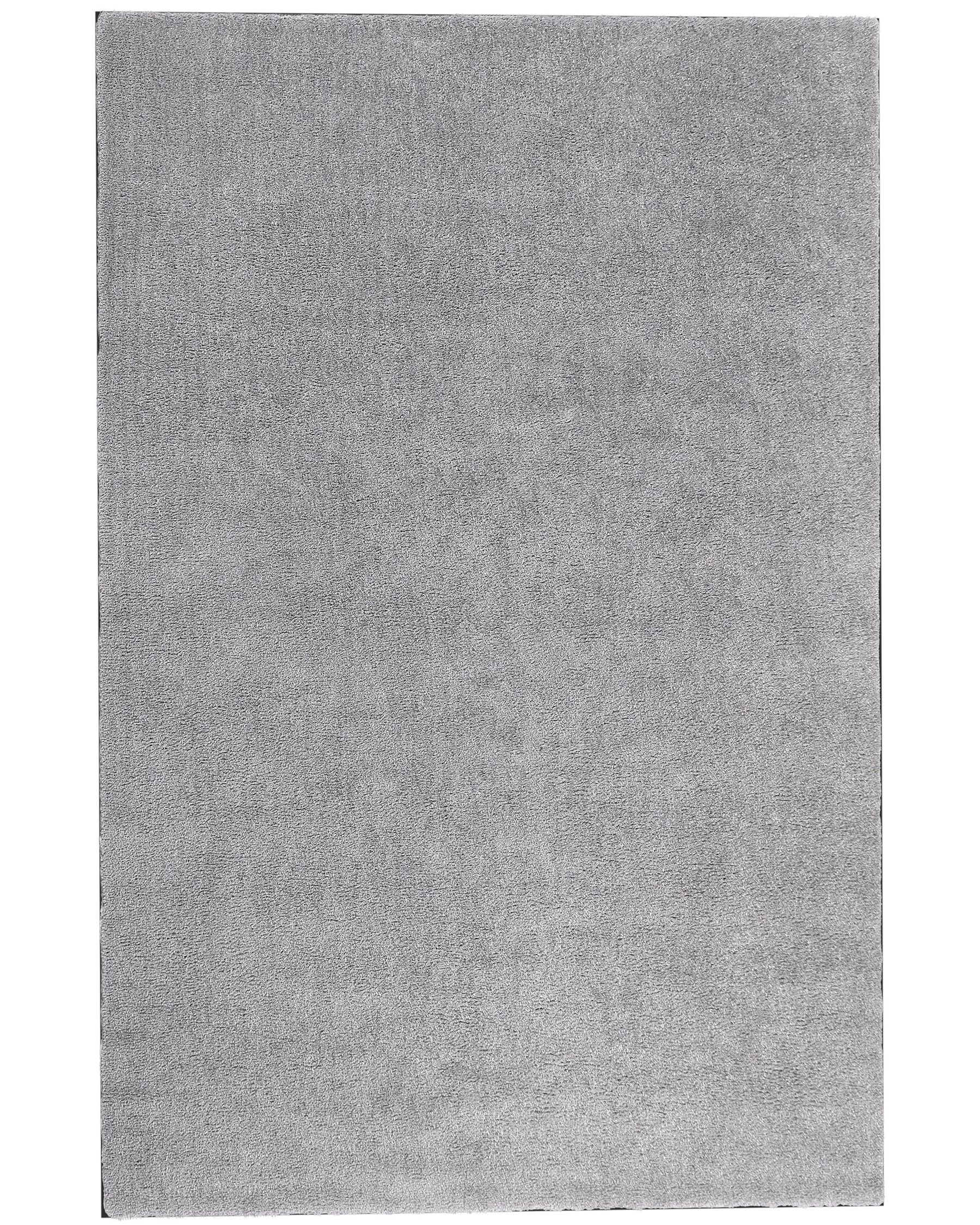 MSRUGS Moon Shaggy Tappeto Shaggy Moderno - Grigio E Grigio Scuro, 15,5x17,8 Cm, Morbido E Soffice, Antimacchia