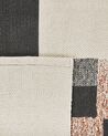 Teppich Baumwolle mehrfarbig 80 x 150 cm abstraktes Muster Kurzflor KAKINADA_817059