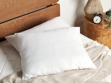 Set of 2 Microfibre Bed High Profile Pillow 50 x 60 cm ERRIGAL
