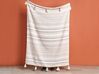 Cotton Blanket 130 x 170 cm Beige YARSELI_864055