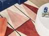 Teppich Baumwolle 160 x 230 cm mehrfarbig geometrisches Muster Kurzflor PURNIA_898743