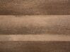 Couchtisch brauner Holzfarbton / schwarz rechteckig 60 x 110 cm ADENA_693802