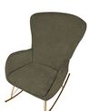 Boucle Rocking Chair Dark Green ANASET_914712