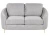 Conjunto de sofás com 6 lugares em tecido cinzento TROSA_852002