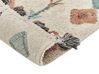 Teppich Baumwolle beige / mehrfarbig 140 x 200 cm geometrisches Muster ESKISEHIR_839648