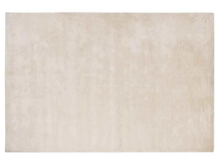 Tappeto viscosa beige chiaro 140 x 200 cm GESI II_837695