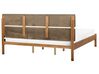Dřevěná postel 180 x 200 cm ze světlého dřeva BOISSET_899830