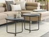 Coffee Table Concrete Effect with Black MELODY Small_823450