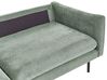 5-seters sofagruppe med fotskammel i grønt stoff VINTERBRO_906814