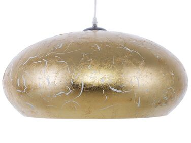 Metal Pendant Lamp Gold LIMNATIS