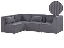 4-istuttava moduulikulmasohva vakosametti oikeak. harmaa LEMVIG 4-istuttava moduulikulmasohva vakosametti oikeak. harmaa LEMVIG