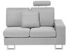 Canapé angle à droite 6 places en tissu gris clair STOCKHOLM_681831