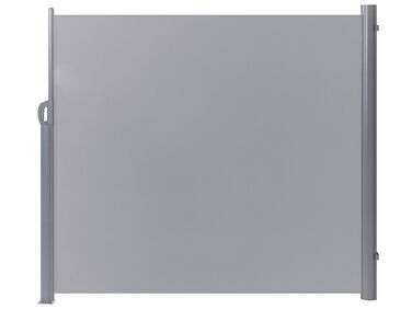 Seitenmarkise hellgrau ausziehbar 180 x 300 cm DORIO
