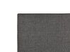 Polsterbett Leinenoptik grau mit Bettkasten hochklappbar 140 x 200 cm ORBEY_906932