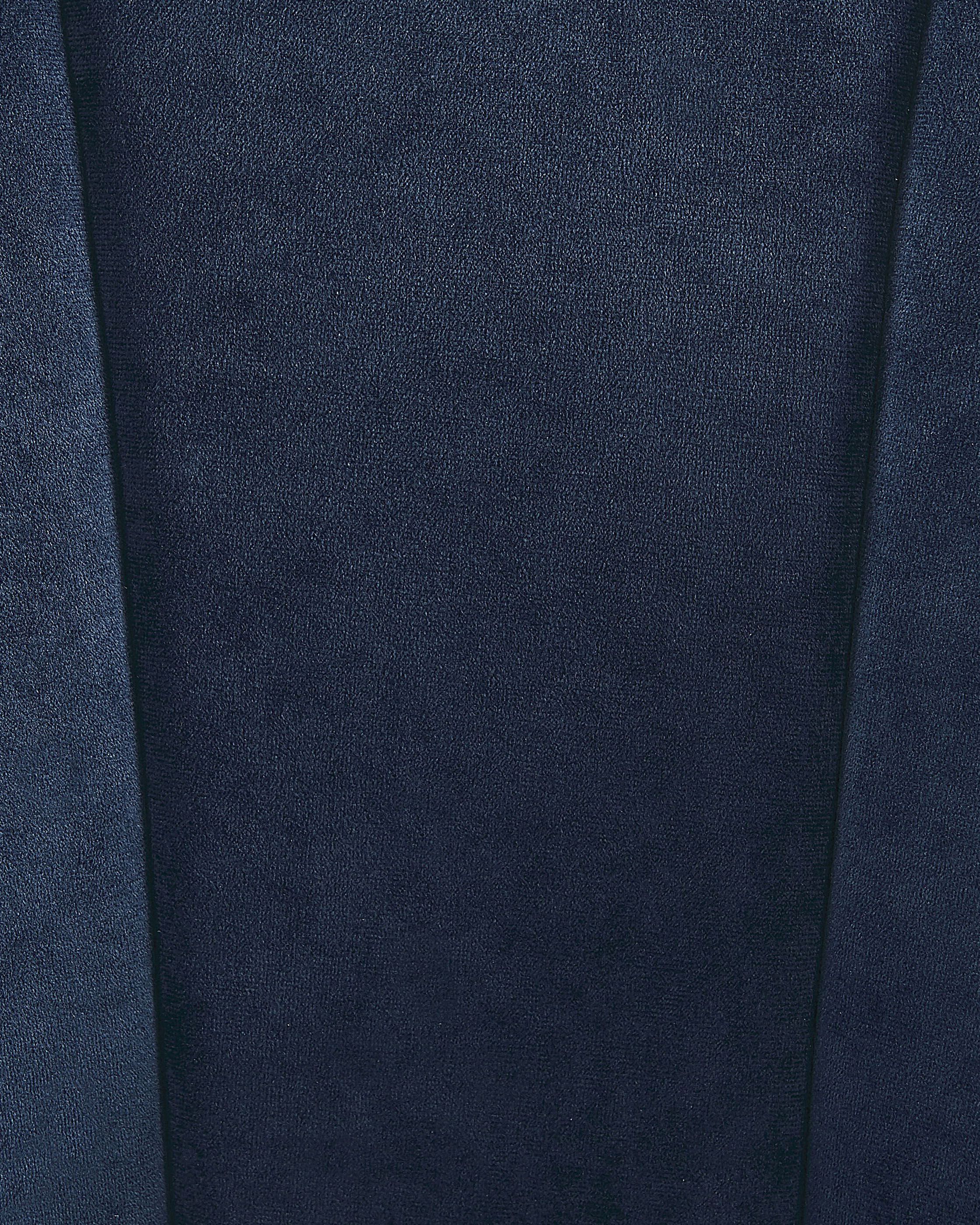 Fotel welurowy niebieski ALBY