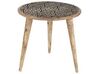 Conjunto de 2 mesas de apoio em madeira clara de mango SHARMA_857344