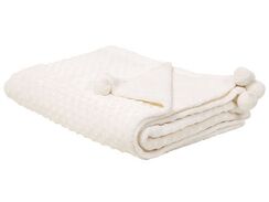 Viltti 200 x 220 cm luonnonvalkoinen SAMUR