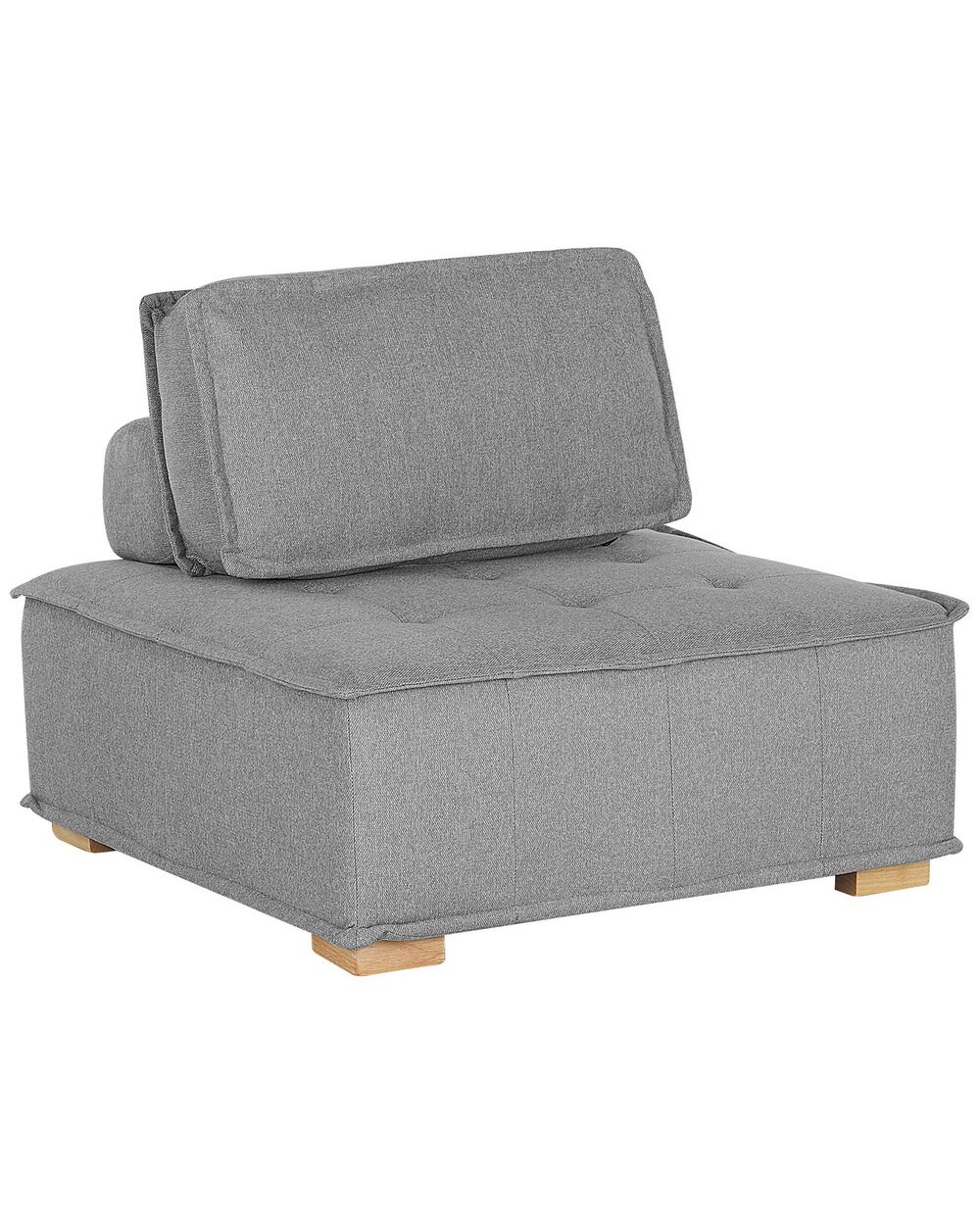 Seduta divano 1 posto in tessuto grigio TIBRO 