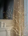 Sapin de Noël avec décoration LED 190 cm blanc LAPPI_900294