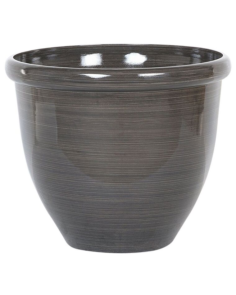 Vaso in pietra marrone scuro ⌀ 49 cm TESALIA_739857