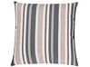 Set of 2 Outdoor Cushions 40 x 40 cm Blue and Beige KASTOS_771027
