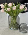 Lot de 2 vases en verre gris 20/11 cm RASAM_913630