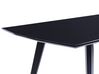 Table à manger noire 160 x 90 cm MOSSLE_886468