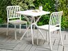 Set de jardin avec table et 2 chaises blanc SERSALE_820094
