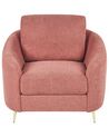 Fabric Armchair Pink TROSA_851824