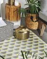 Outdoor Area Rug 120 x 180 cm Grey and Yellow HISAR_766675