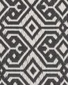 Outdoor Teppich schwarz 120 x 180 cm geometrisches Muster BARMER_786056