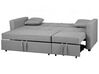 Fabric Sofa Bed Grey GLOMMA_718058