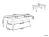 Table basse bois foncé 100 x 60 cm WELTON _750001