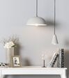 Lampada da soffitto in metallo color grigio CARES_690654