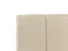 Letto contenitore tessuto beige 140 x 200 cm DREUX_861163