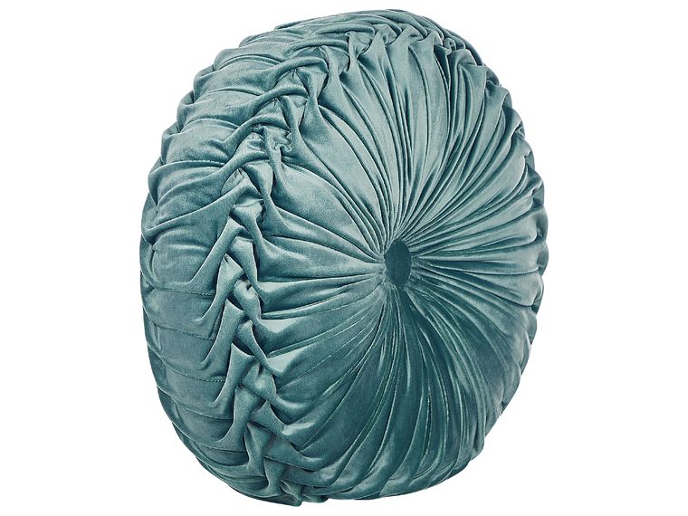 Coussin Carré Anke Drechel JAMILA FRAME P. – Bleu Et Or, Broderie Soie Velours 45x45 Cm (sans Garnissage)