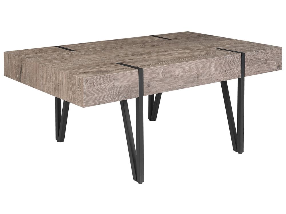 salontafel hout donkerbruin adena gratis levering