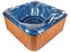 Square Hot Tub with LED Blue TULAROSA_898266