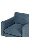 Fotel niebieski tapicerowany VINTERBRO_901058