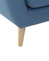 Fauteuil en tissu - fauteuil tapissé bleu MOTALA_707762