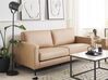 Faux Leather Living Room Set Beige SAVALEN_799144