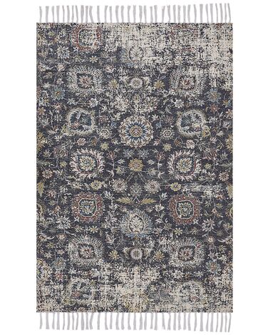 Teppich mehrfarbig 150 x 230 cm orientalisches Muster Kurzflor ARMUTALAN