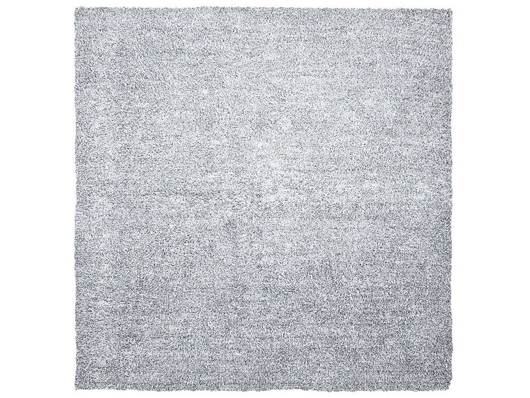 Vloerkleed polyester grijs gemêleerd 200 x 200 cm DEMRE_715219