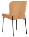 Set of 2 Fabric Chairs Orange ADA_873332