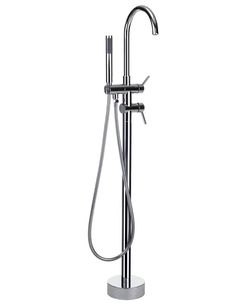 Vapaasti seisova lattiahana kromattu hopea TUGELA