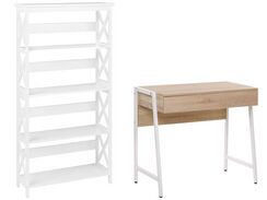 Työhuonesetti 2 osaa vaalea puu/valkoinen FOSTER/CARTER Työhuonesetti 2 osaa vaalea puu/valkoinen FOSTER/CARTER