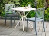Set de bistrot avec table et deux chaises bleu et blanc SERSALE_820106