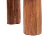 Tavolino legno di acacia chiaro ⌀ 81 cm COLINA_883323