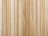 Wooden 2 Door Sideboard Light and Black LINDON_891598